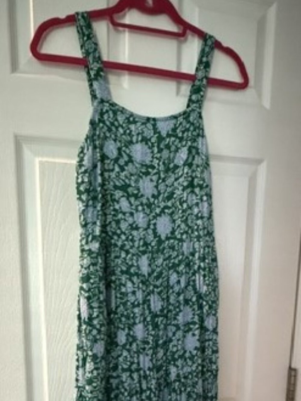 (2 for $25) SONOMA Goods for Life Tiered Block Print Dress - Small - EUC